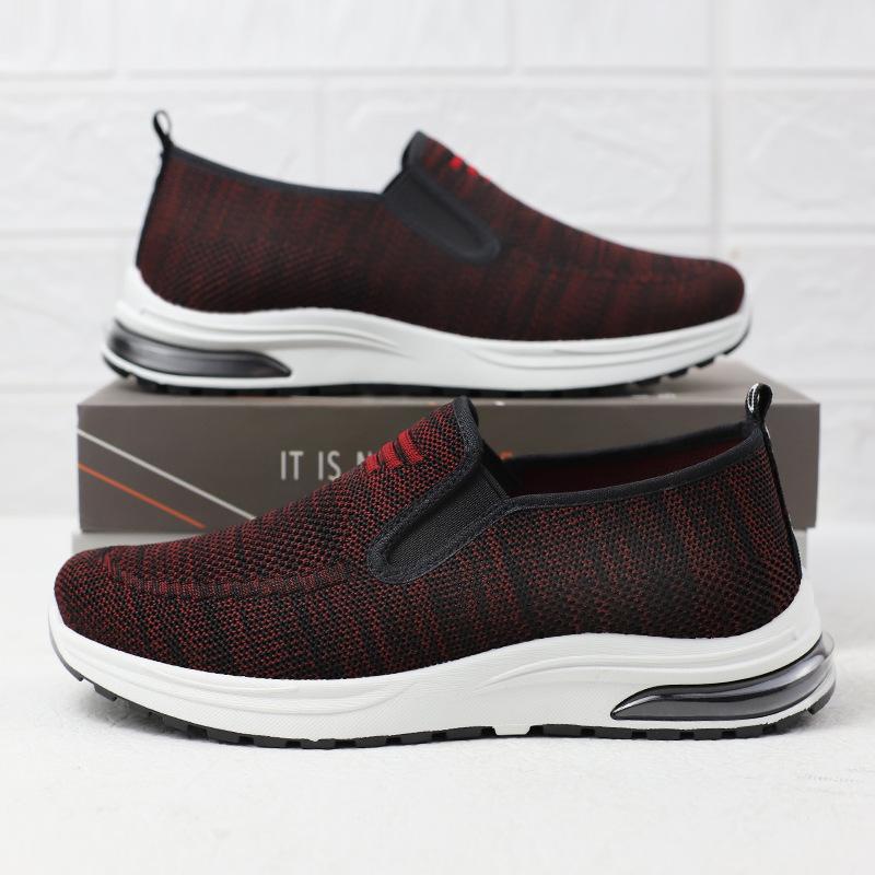 

Breathable men s shoes fly-woven lightweight couple men s and women s cloth shoes sports shoes air cushion shoes 40