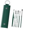 6Pcs/set  Household Portable Ear Spoonscoil Spring Ear Picking Tool Ear Picking Set 6-piece Set, Ear Digging Spoons Femal