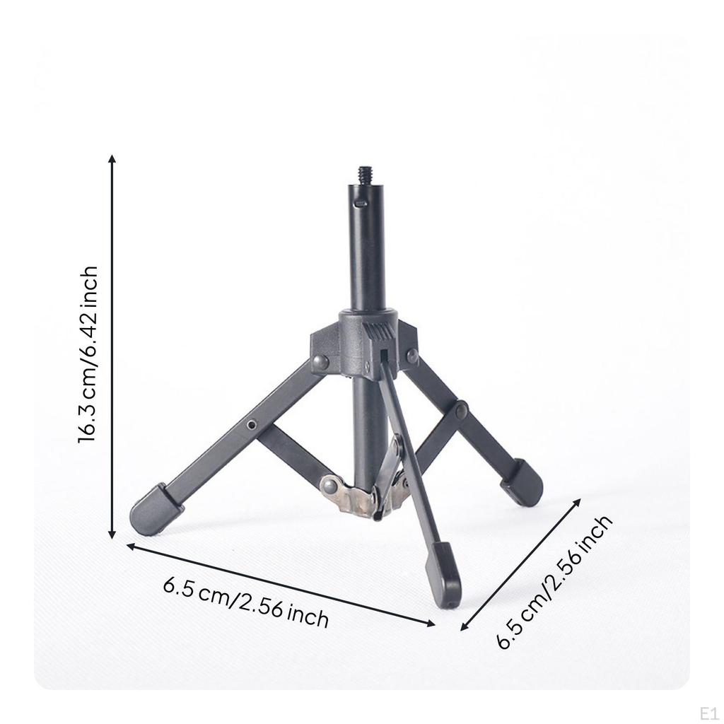 Desktop Audio Device FullmetalMetal Tabletop Mic Stand Compact Tripod for Podcasters,