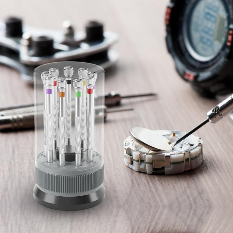 9Pcs Professional Watchmaker Screwdriver Set Watch Screwdriver for Watch Repair Eyeglasses Repair Jewelry Repair