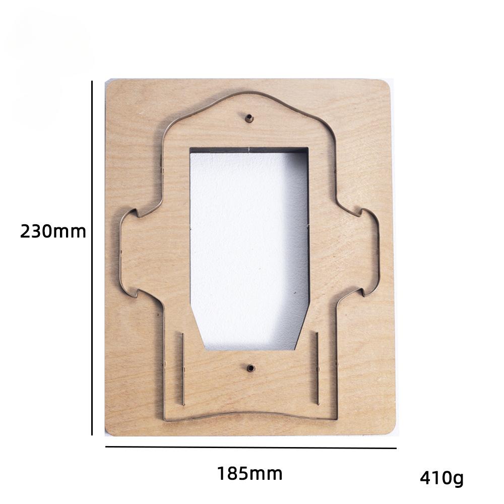 

Wooden No Sewing Coin Card Bag Leather Cutting Die DIY Tool,Metal Die Leather Crafts Tool
