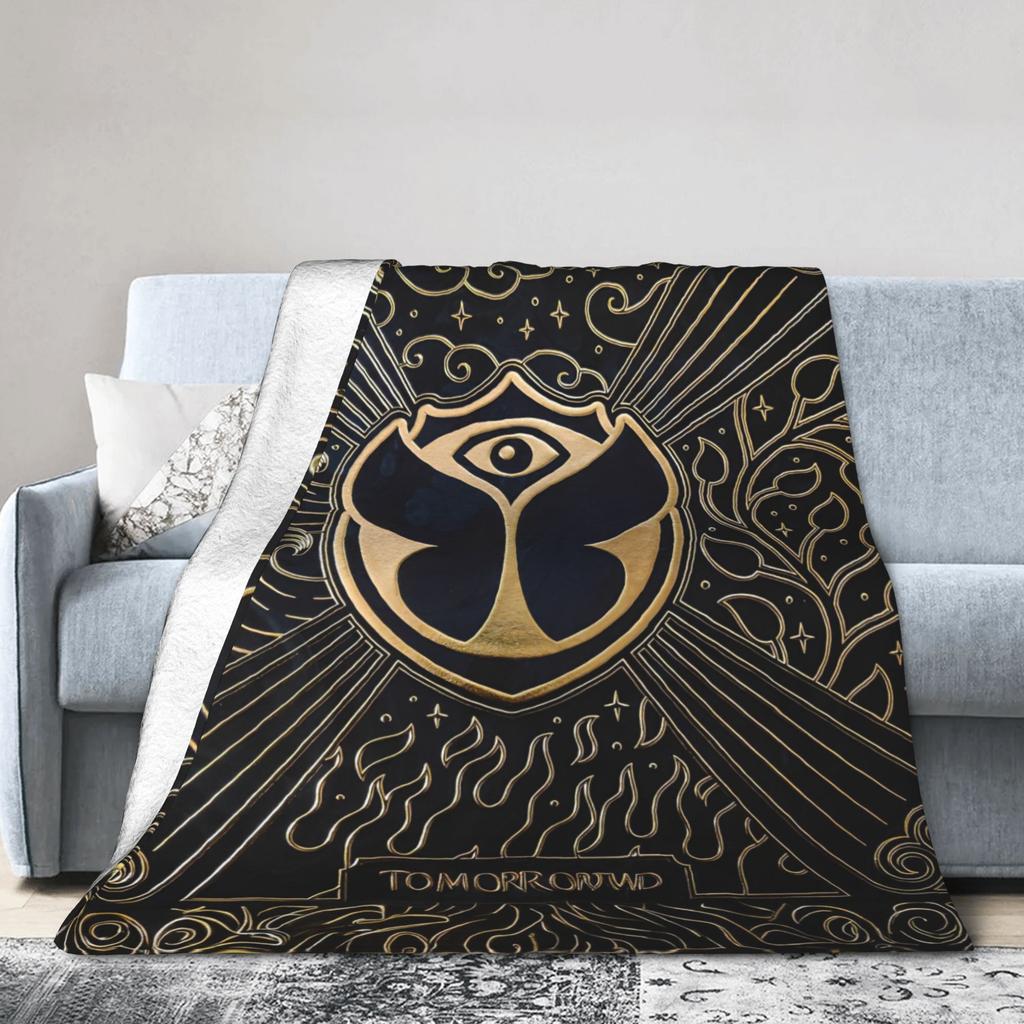Tomorrowlands Blankets Coral Fleece Plush Winter Multi-function Warm Throw Blanket for Sofa Office Bedding Throws