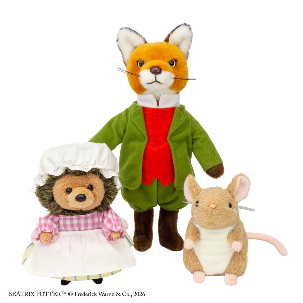 Yoshitoku Plush Toy PETER RABBIT Natural Series Todd the Fox 182803