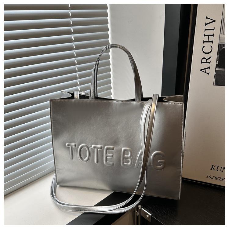 2025 Large Capacity Women's Retro Crossbody Tote Bag - Trendy Autumn Commute Handbag for College Students