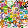 50 Animal Small Fresh Holiday Cartoon Stickers Ins Small Fresh Fashionable Creative Children's Stickers