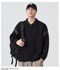 Mu Yuan Men's Retro Autumn/Winter Knit Polo Sweater - American-Style Casual Top