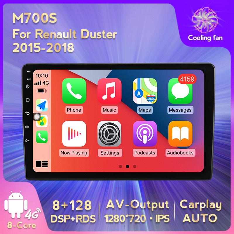 Android Navigator with Wireless CarPlay for 15-18 Dacia Duster