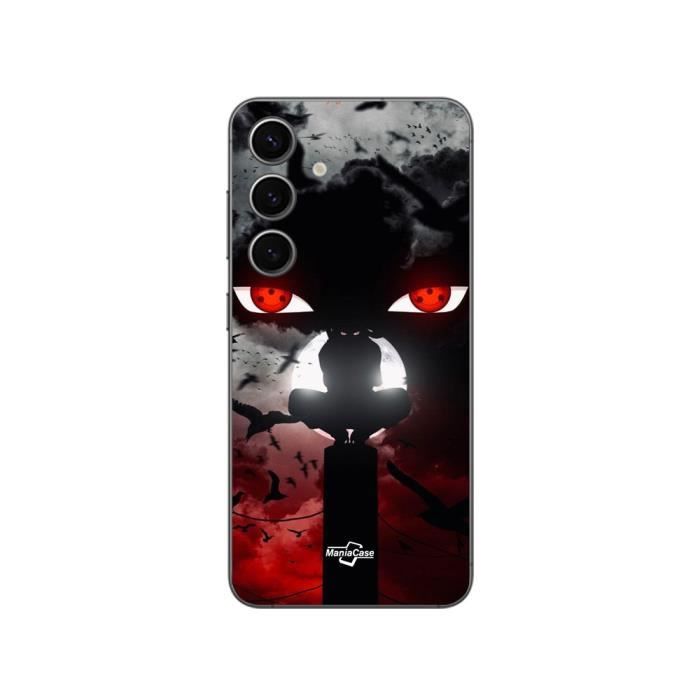 Coque Samsung Galaxy S25 Plus itachi uchiwa naruto anime art Maniacase