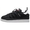 Adidași Unisex Adidas Originals X Moncler cu Șireturi și Vârf Rotund, Model Joasă, Negri I209S4M00050M3019999