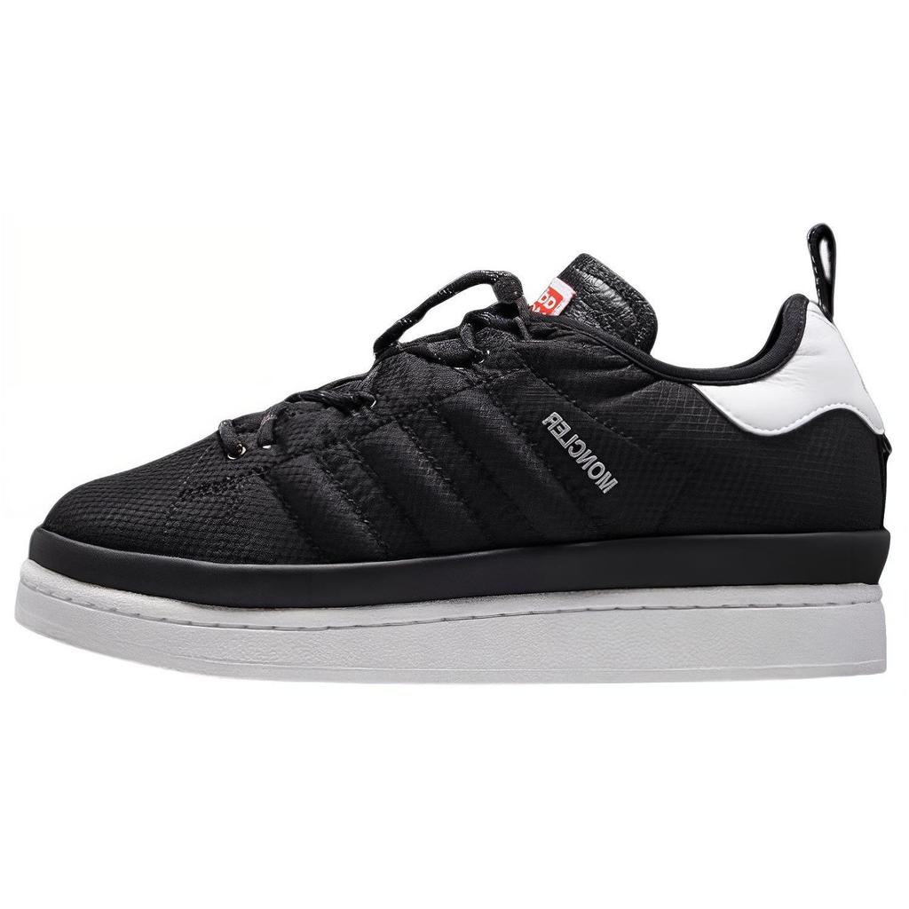Adidași Unisex Adidas Originals X Moncler cu Șireturi și Vârf Rotund, Model Joasă, Negri I209S4M00050M3019999