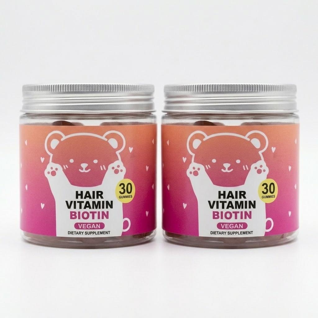 Biotin 5000mcg Hair Skin and Nails Gummies - 30 Count