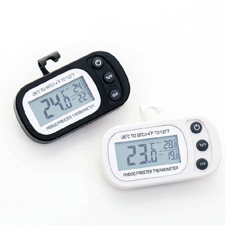 Refrigerator Thermometer with Hookd LCD Display Digital Freezer Room Thermometer