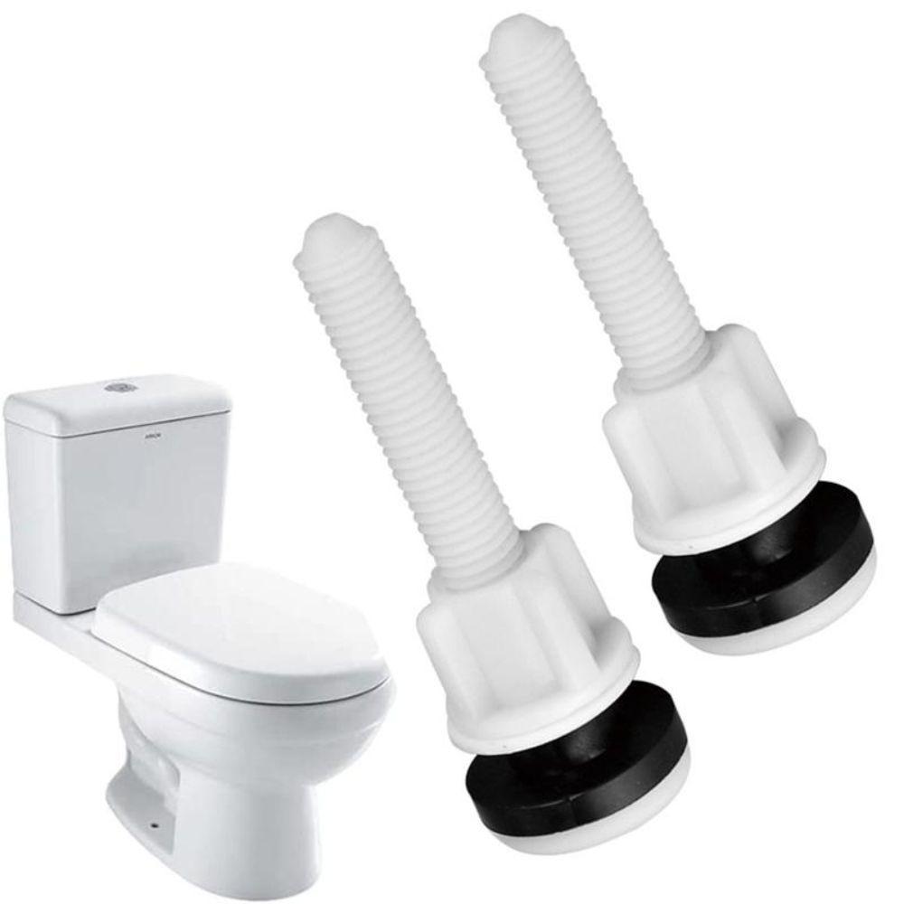 2pcs Leak Proof Toilet Mounting Screws Rust Proof Toilet Screws and Nuts for Toilet Repair