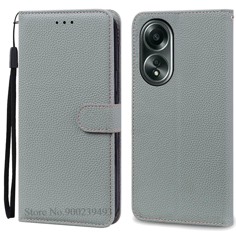 A58 A 58 Case For OPPO A58 Case Silicone Wallet Flip Leather Case For OPPO A58 4G Case Book Cover For OPPO A58 5G Phone Fundas