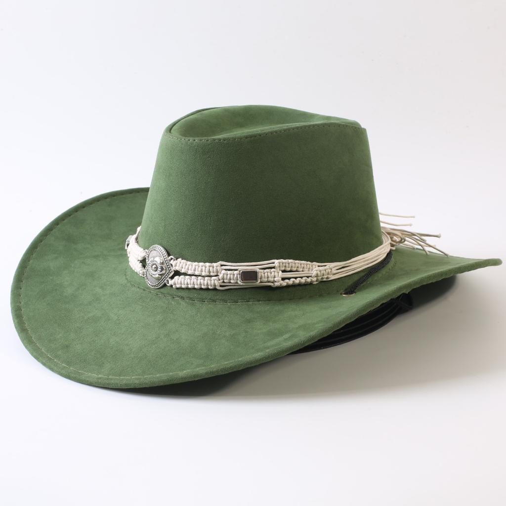 Popular European and American Classic Big-brimmed Western Cowboy Hat Men's and Women's Outdoor Fashion Anti-sun Cowboy Hat Jazz Hat