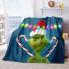 Christmas Gift Comedy Movie How the Grinch Stole Christmas blanket home warming, four season bed decoration sofa cover flannel throwing blanket K12