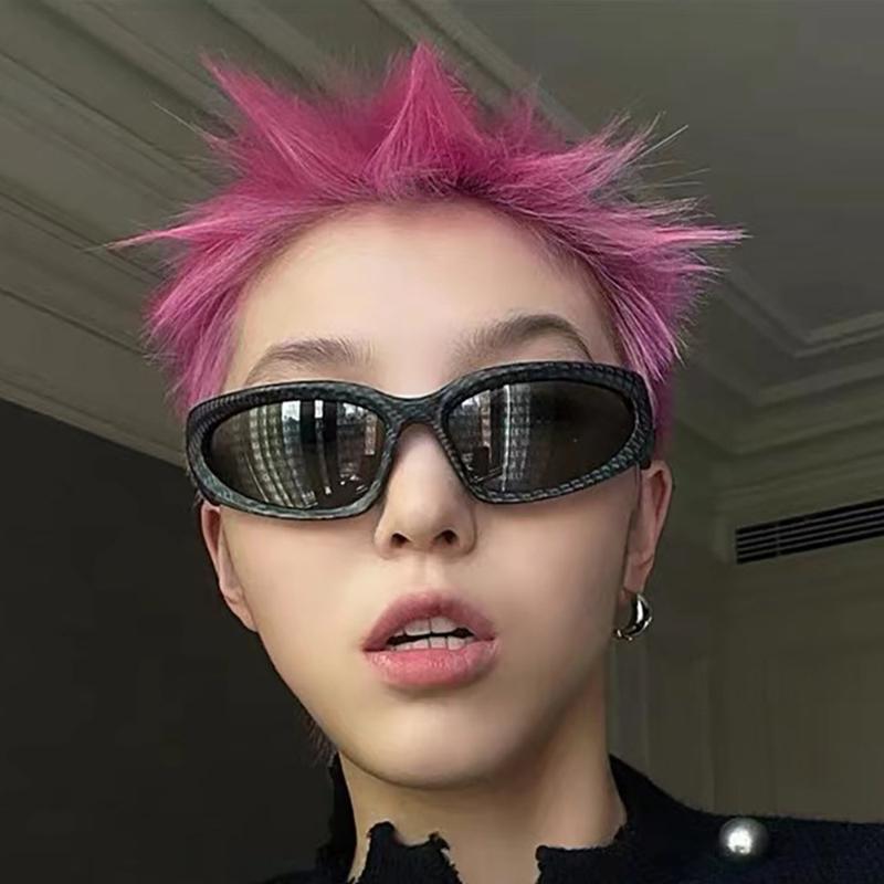 Punk Sunglasses Women Brand Designer Wrap Around Sun Glasses For Men UV400 Goggles Shades One Piece Fashion Eyewear