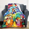 1pc Mario Soft & Warm Flannel Blanket, Multi-Purpose Throw Blanket for Couch, Sofa, Office, Bed, Camping, Travel 138