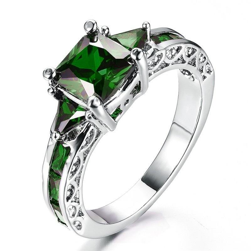 Women'S Zircon Wedding Rings, Pair Rings, Wedding Accessories, Proposal Jewelry