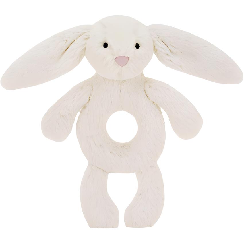 

JELLYCAT Shy Collection Ivory Bunny Bell Shaker Dolls Plush Doll 18cm High