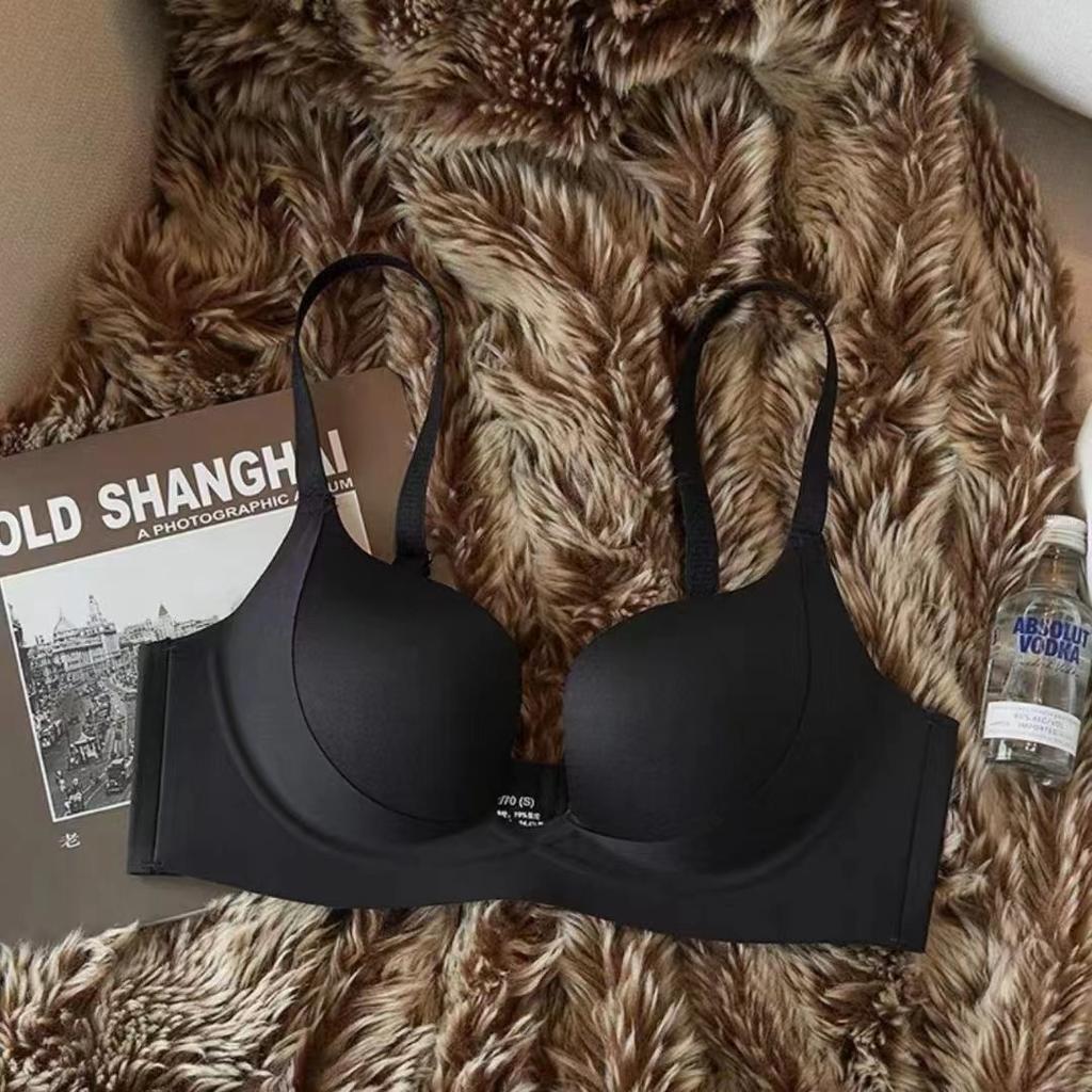 Lift Muse Seamless Underwear Women's Small Breasts Gather and Show Big Upper Support To Collect Secondary Breasts Anti-sagging Steel Ring Bra Autumn