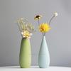 Minimalist Solid-color Flower Vase Colorful Ceramic Flower Vase Desktop Mini Vase Home Decorative Centerpiece