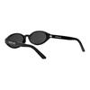 Dior Letter Logo Oval Sunglasses Unisex Sunglasses Black DIORPACIFIC-R1F-10A0