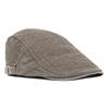 Cotton Forward Cap Middle-Aged and Elderly Men's Embroidered Cap Spring Summer Sun Protection Sun Hat British Beret Peaked Cap