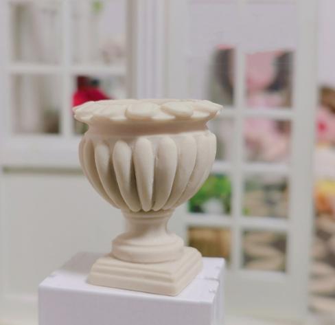 1:12 Scale Dollhouse Miniature Roman Column Potted Plants Garden Outdoor Decor