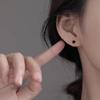 Bioceramic Mini Star Stud Earrings For Women Jewelry Allergy Prevention Piercing Ear Hole Accessory