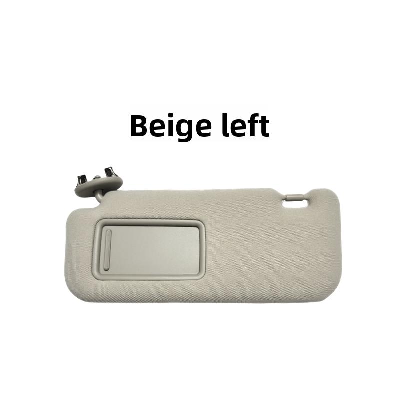 For Toyota Corolla 2007, 2008, 2009, 2010 2011 2012 2013 Grey and Beige Left and Right Car Sun Visors with Vanity Mirrors