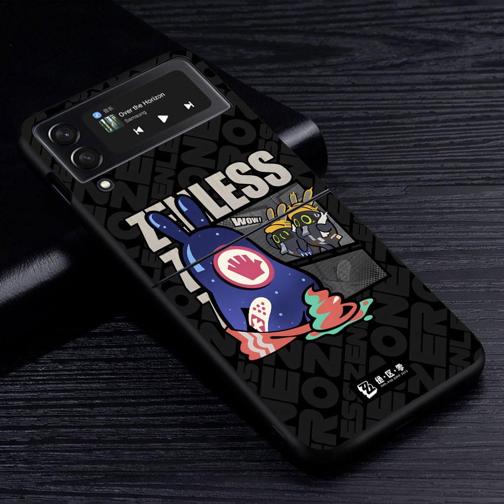 

Zenless Zone Zero ZZZ Cartoon Case for Samsung Galaxy Z Flip4 Flip3 5G PC Hard Cell Phone Shell Z Flip 4 3 Black Coque Zflip4 Samsung Z Flip3 5G
