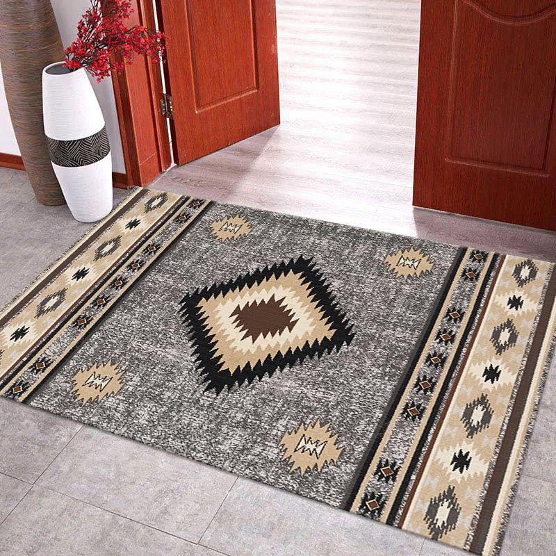 Retro etnický styl koberec vstupní rohožka do dveří obývací pokoj ložnice koberec ke konferenčnímu stolku protiskluzová oděruvzdorná rohožka ke dveřím