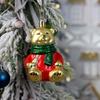Plastic Christmas Ball Pendant Painted Round Ball Christmas Party Decoration Colored Ball Xmas Tree Hanging Pendant