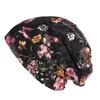 Comfortable Floral Lace Beanie Floral Pattern Stretch Slouchy Turban Chemo Cap  Fashion Accessory