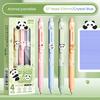 4 Pcs Retractable Erasable Gel Pens 0.5mm Fine Point Blue/Black Ink Refillable Ballpoint Pens for Office School Supplies