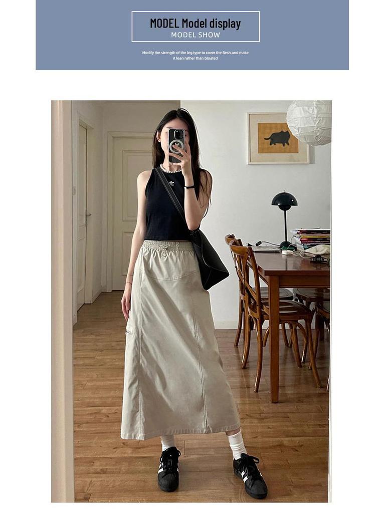 Women's Spring/Summer 2025 High-Waist Gray Bodycon Workwear Dress - Petite Mid-Length Style