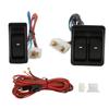 5pcs Universal Car Power Electric Window Switch Regulator Kits with Wiring Harness for 2 Doors