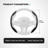 LSEV2 Universal Car Steering Wheel Cover Breathable Anti Slip Decoration For Mercedes Benz C180 C300 W124 W176 W177 C200 C260 GLC CLE