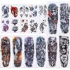 Arm Tattoo Sticker Men Women Waterproof Party Fashionable Exquisite Pattern Temporary Tattoo Sticker Set
