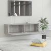 vidaXL TV-Schrank Betongrau 120x30x30 cm Holzwerkstoff