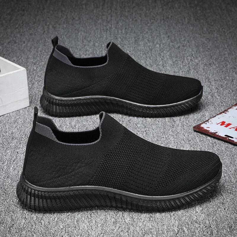 Mesh joggesko for menn Designer menn fritidssko Pustende fritidssko Lette menn Løpetrenere Loafers Masculino Esportivo