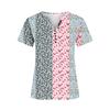 2023 Summer Women Printed Loose-Fitting Pullover Tee Tops