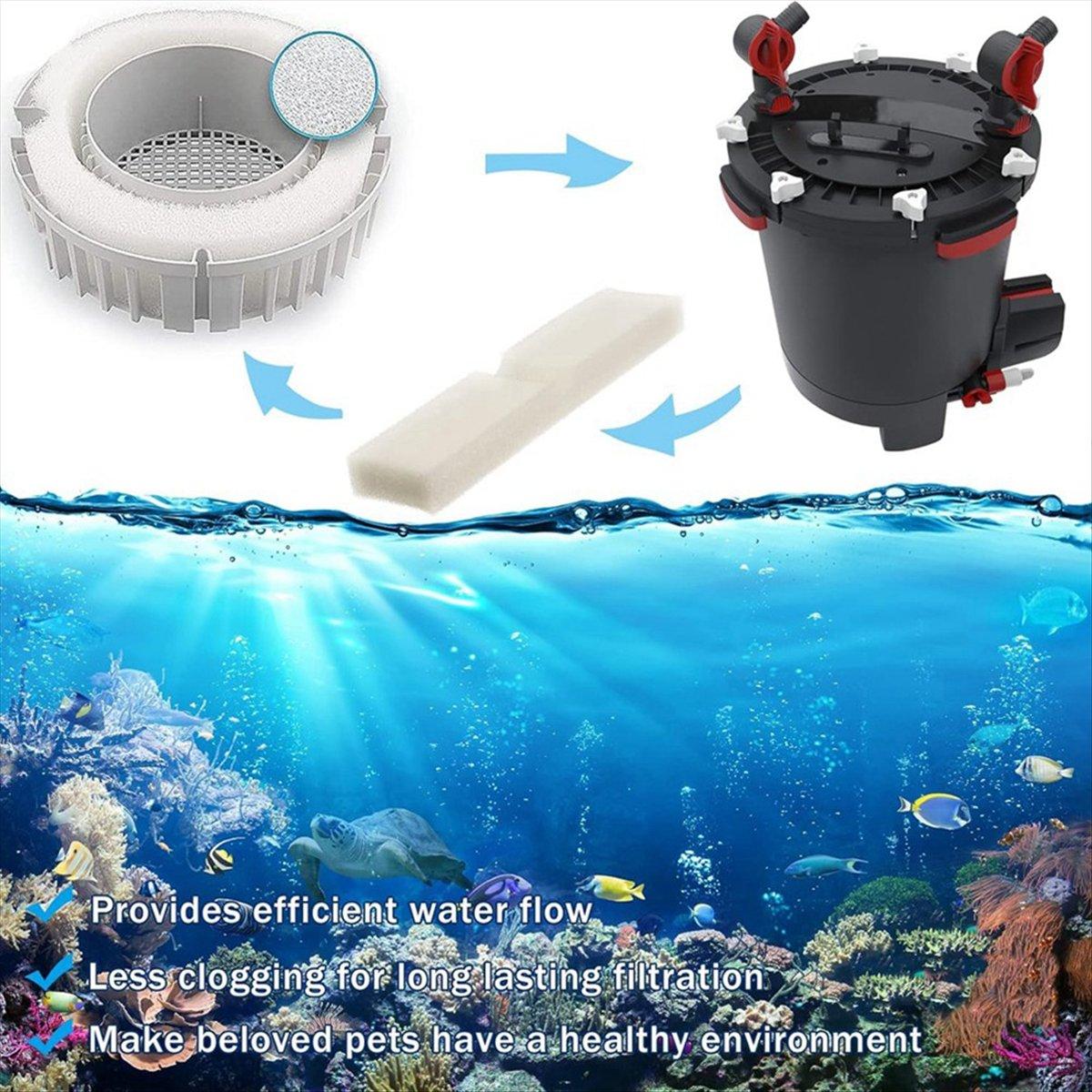 

BHBL Fx4 Foam Filter Pads Replacement for FX5 / FX6 Canister Filter, Aquarium Bio Sponge Foam Filter Pads 12pcs China Mainland
