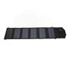 Solar Folding Charger 12W Dual USB Waterproof Heat Resistant Portable Solar Panel Charger for Laptop