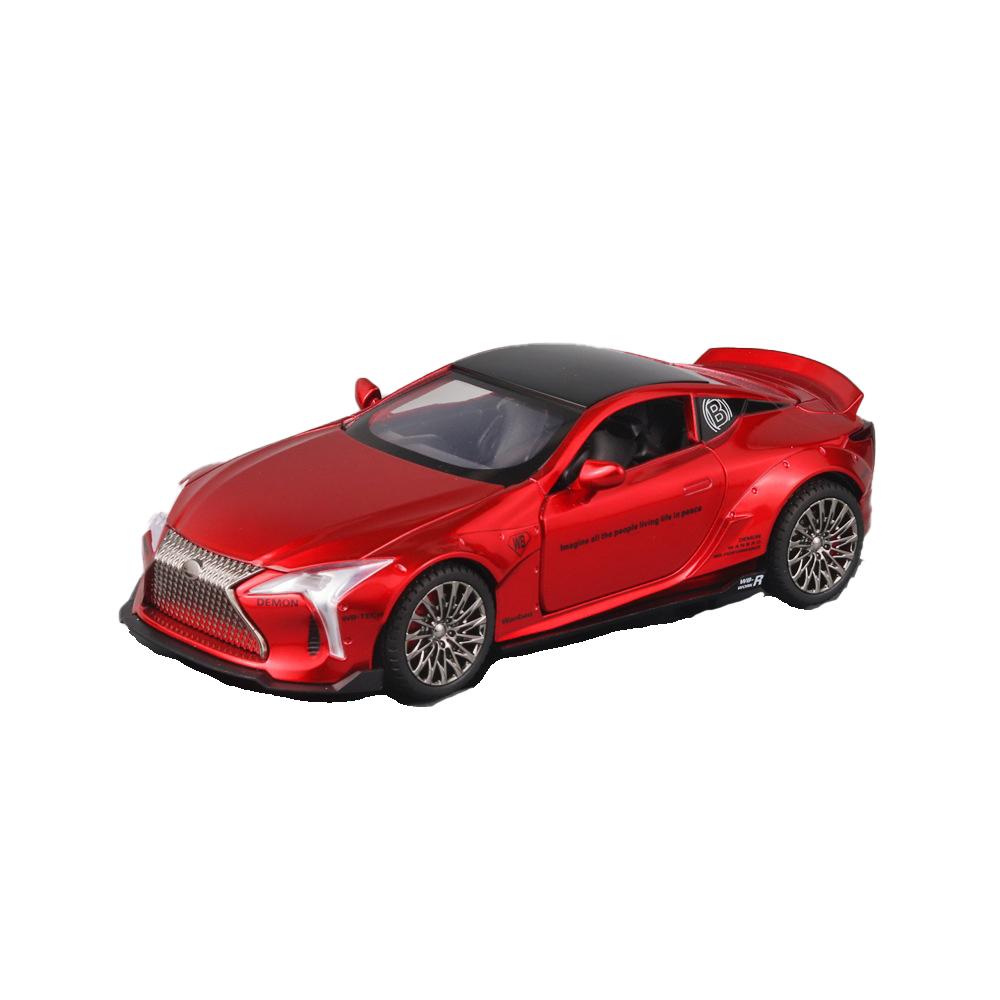 1/32 Scale LEXUS LC500 Alloy Sport Car Diecast Metal Model Simulation Sound and Light Toy Collect Display Children Birthday Toys Gift