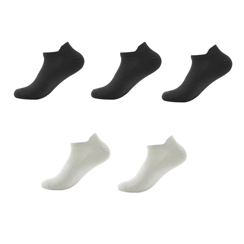5 Pairs Men's Mesh Non-Slip Cotton Short Sock Male Breathable Spring Summer Autumn Ankle Socks
