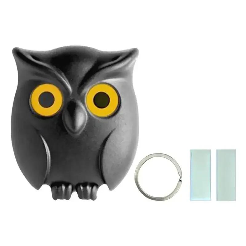 Key Holder for the Wall Hook Home and Decoration Magnetic Keychain Hooks Household Products Black Night Owl Opens Eyes Keys