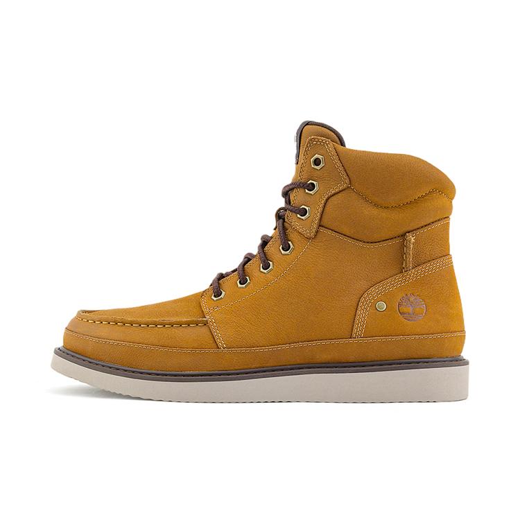 Timberland Men s Newmarket Mid Lace Boot Wheat Full-Grain A698F754 41.5