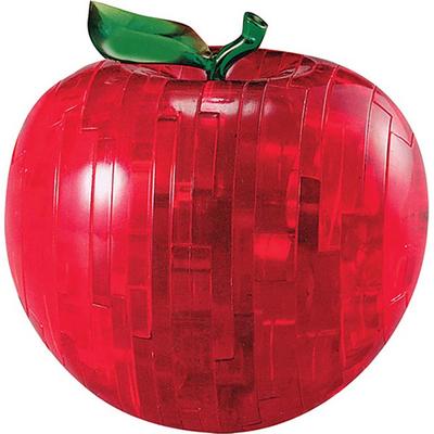 Red Apple Crystal Three Dimensional Puzzle 44 Piece Korea 3d Puzzle